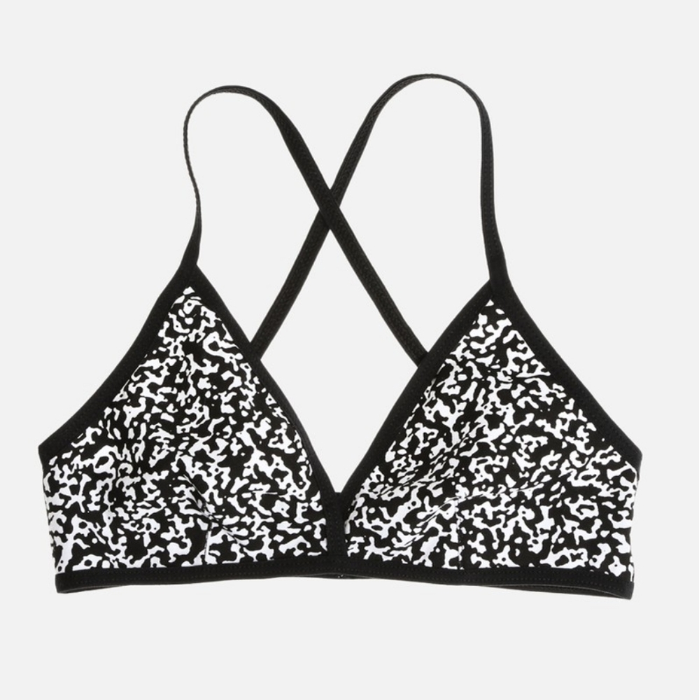 NWOT American Apparel Winnie Cross Back Bralette M